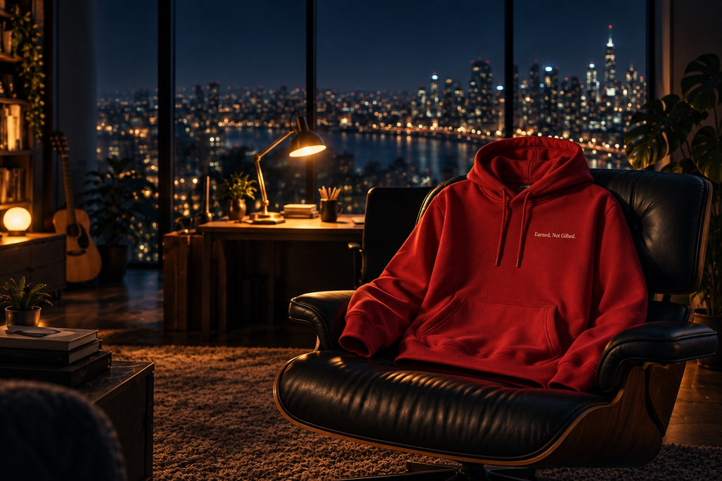 Earned, Not Gifted. Red Hoodie